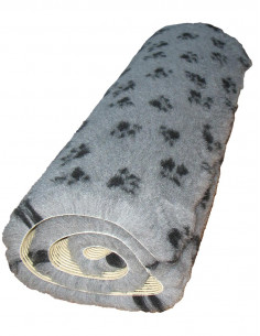 Grå med tassar 75x100 cm