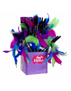 Kattlek dogman spö fjäder