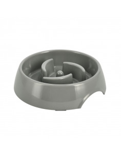 Matskål Alva slowfeed grå