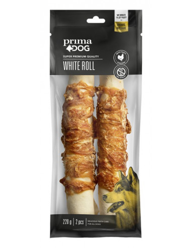 Prima dog white roll chicken 25cm 2st...