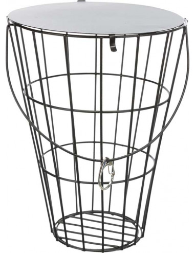 Höhäck hängande med lock metall 21cm