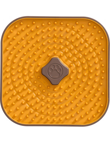 Companion TPR licking pad yellow