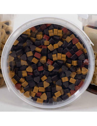 Ozami dog snacks mini hearts mix 500g
