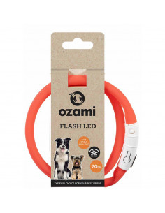 Halsband Flash Led röd 70cm