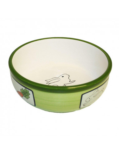 Keramikskål Smådjurkanin Grön...