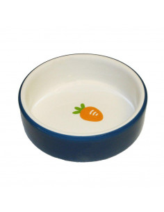 Keramikskål Smådjurblå...