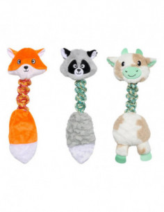 Companion plush bungee tug toy