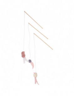 Companion cat teasing rod...