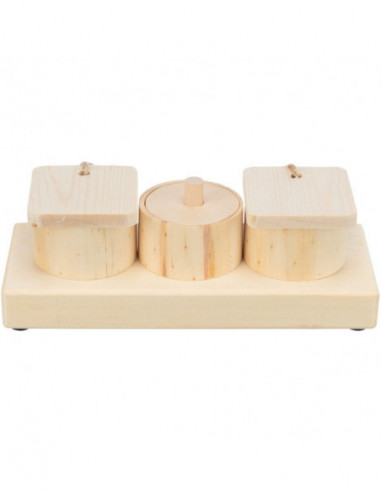 Snackskoppar trä 15x4,5x6cm