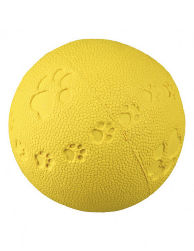 Leksak Gummiboll m pip tassavtryck 6 cm