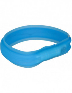 Flash light band USB M-L blå