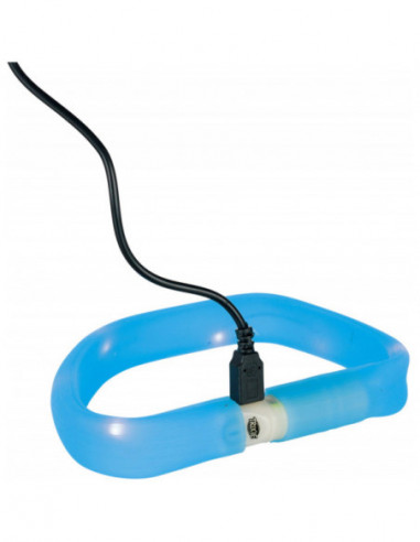 Flash light band USB M-L blå