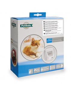 Kattdörr magnetisk nr 400 vit 2