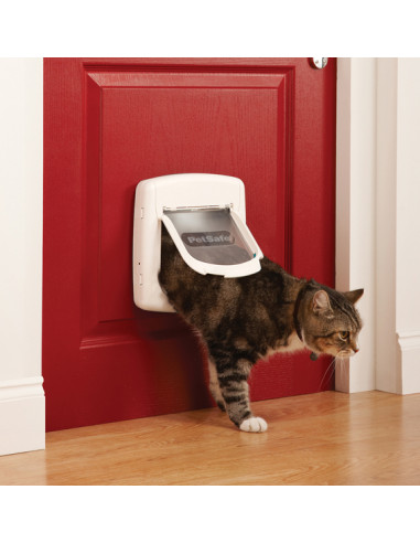 Kattdörr magnetisk nr 400 vit