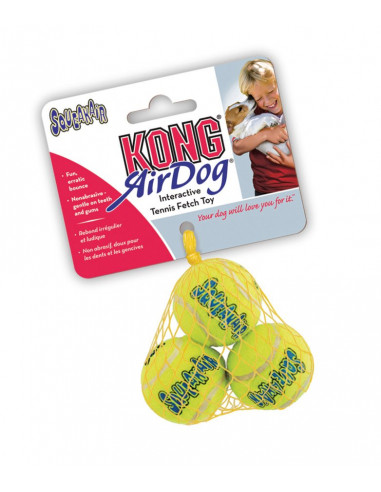 Hundleksak KONG - AirDog Boll 3st -...