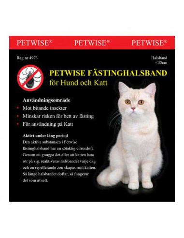 Petwise Fästinghalsband för katt
