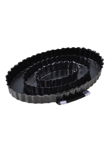 Ryktskrapa oval järn