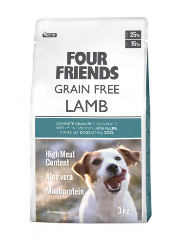 Four friends grain free lamb 3kg