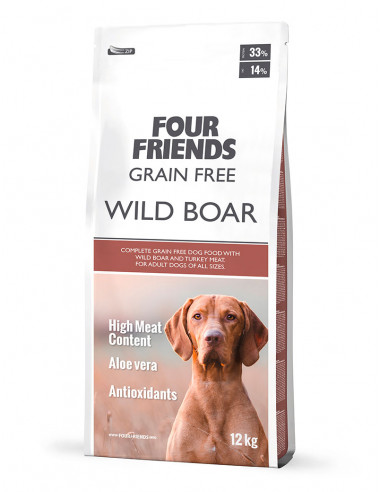 Four friends grain free wild boar 12kg