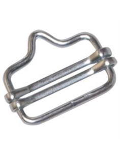 Skarvlås rostfritt för band...